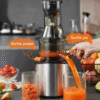 Extracteur de Jus à Pression Lente – Jus Frais, Naturels et Riches en Nutriments
