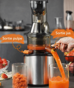 Extracteur de Jus à Pression Lente – Jus Frais, Naturels et Riches en Nutriments
