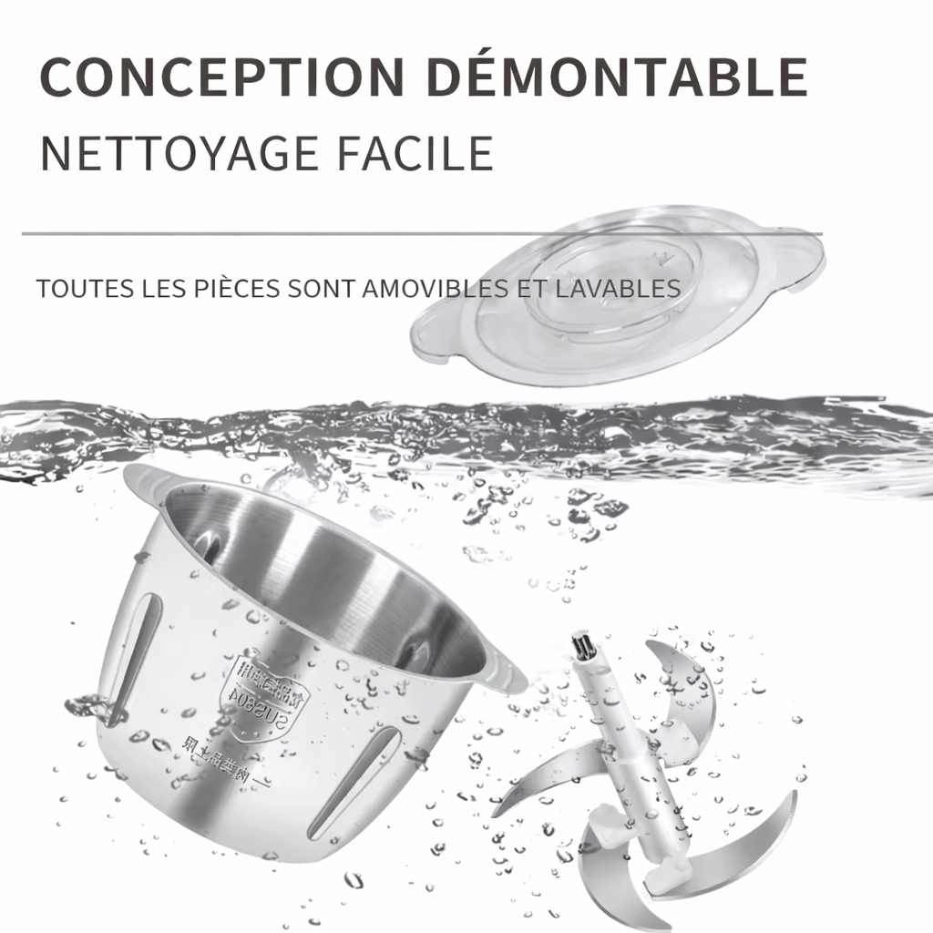 Hachoir Électrique Multifonction – Viande Hachée en 5 Secondes – Image 4